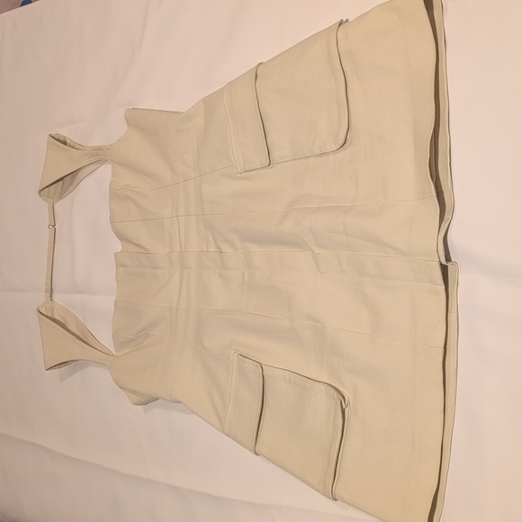 L'Academie Cream Sleeveless Dress - Picture 11 of 13